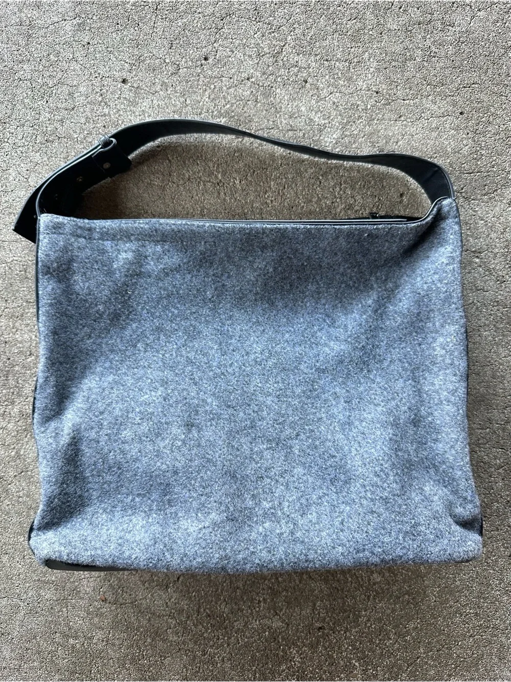 ASOS Design Felt Large Slouch Tote Bag